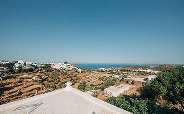 Panoramic sea view from YiaYia's home in Sifnos